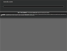 Tablet Screenshot of narab.com